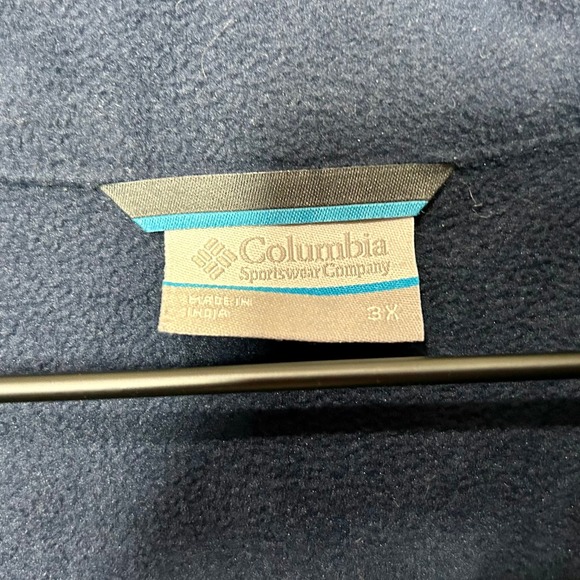 Columbia Sportswear Ascender Softshell Jacket Size 3X Navy Blue - Picture 4 of 8
